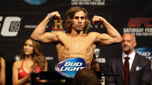 Urijah Faber And Bud Light Logo Wallpaper