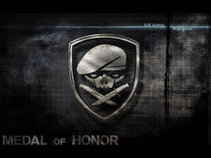 Us Army Skull Wearing Beret Hat Wallpaper