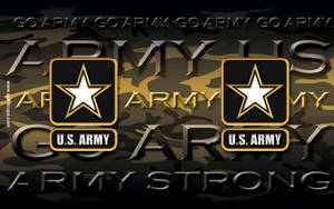 Us Army Strong Logo Wallpaper
