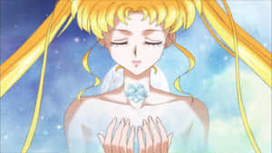 Usagi Tsukino Changes Into Sailor Moon Wallpaper