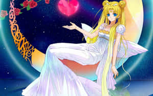 Usagi Tsukino Transforms Into Sailor Moon And Defeats The Negaforce Wallpaper