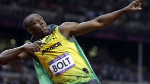 Usain Bolt In Olympics Wallpaper