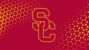 Usc Football Triangle Pattern Wallpaper