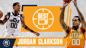 Utah Jazz Professional Player Jordan Clarkson Wallpaper
