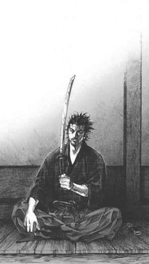 Vagabond Manga Samurai With Sword Wallpaper
