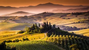 Val D'orcia Region 4k Ultra Hd Landscape Wallpaper