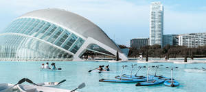 Valencia Ciudad De Las Artes Y Las Ciencias Wallpaper