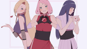 Valentine's Day Naruto Girls Wallpaper