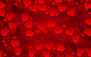 Valentine's Hearts Desktop Wallpaper