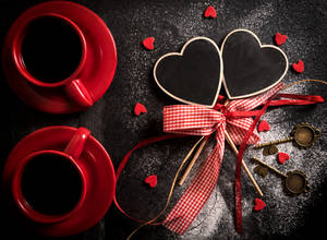 Valentines Day Coffee Wallpaper
