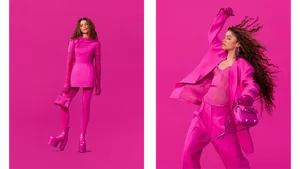 Valentino Purple Outfits Wallpaper