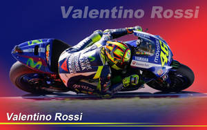 Valentino Rossi - The Italian Motogp Maestro Wallpaper