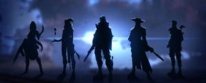 Valorant 4k Characters In Dark Mode Wallpaper