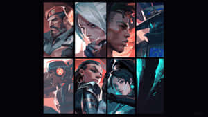 Valorant Ignition Characters Montage Illustration Wallpaper