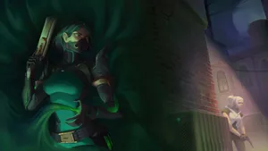 Valorant Jett And Green Viper Wallpaper