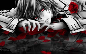 Vampire Knight Kaname Red Roses Wallpaper