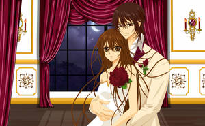 Vampire Knight Yuki Kaname Ballroom Wallpaper