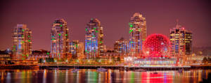 Vancouver City Lights Wallpaper