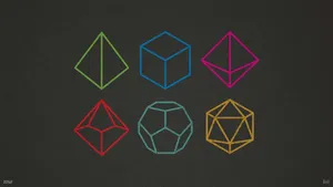 Various Dnd Rpg Dice Wallpaper