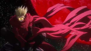 Vash Trigun Blood Red Moon Wallpaper