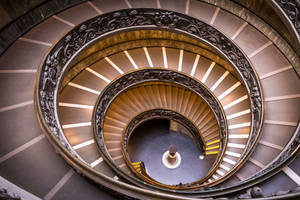 Vatican City Momo Spiral Staircase Wallpaper