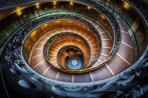 Vatican City Momo Staircase Wallpaper