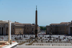 Vatican City Vatican Obelisk Wallpaper
