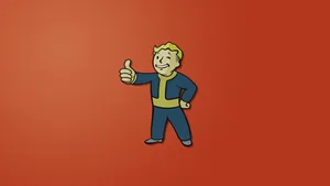 Vault Boy Unlocks The Mystery Of Post-apocalyptic Survival Wallpaper