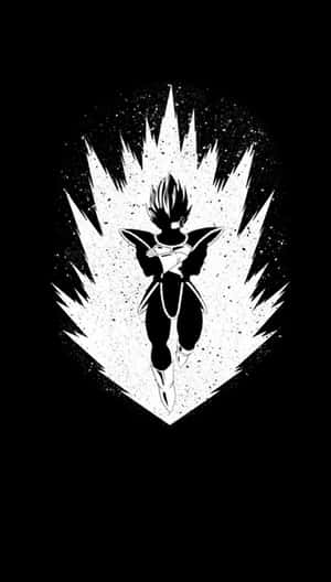 Vegeta Black And White - Super Saiyan Hero Wallpaper