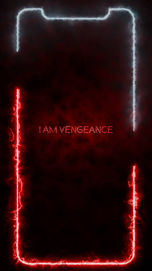 Vengeance Neon Aesthetic Iphone Wallpaper