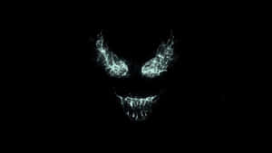 Venom Eyes And Teeth Abstract Wallpaper
