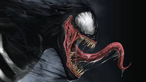 Venom Movie Stylised Art Wallpaper