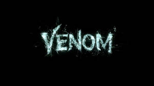 Venom Movie Title Art Wallpaper