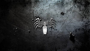 Venom Movie White Spider Logo Wallpaper
