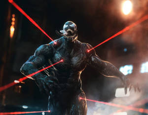 Venom Movie With Tactical Lasers Wallpaper