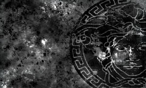 Versace Logo Mosaic Classic Art Wallpaper