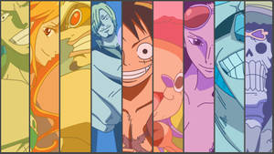 Vertical Collage One Piece Desktop Wallpaper