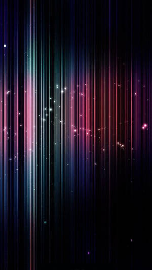 Vertical Thin Colored Lights Wallpaper