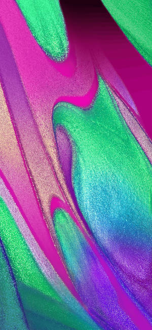 Vibrant Abstract Art On Samsung A51 Display Wallpaper