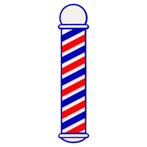Vibrant Barber Pole Art Wallpaper
