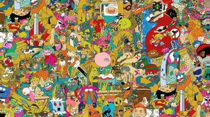Vibrant Cartoon Chaos.jpg Wallpaper