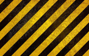 Vibrant Contrast Of Black And Yellow Hues Wallpaper