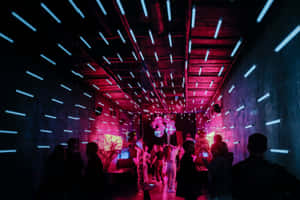 Vibrant Disco Nightlife Scene Wallpaper