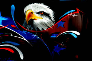 Vibrant Eagle Art