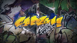 Vibrant Graffiti Mural On City Wall Wallpaper