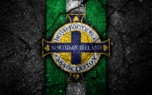 Vibrant Irish Football Association Banner In Northern Ireland Wallpaper