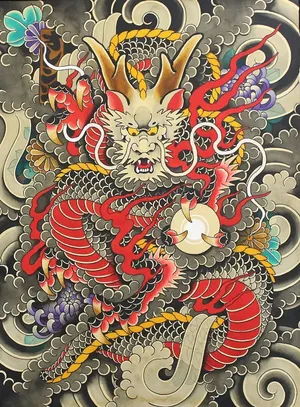 Wallpaper Roll Asian Dragon Tattoo - PIXERS.HK