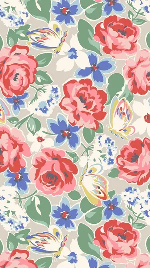 Vibrant Lilly Pulitzer Iphone Wallpaper Wallpaper