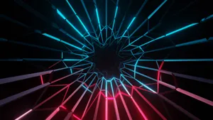 Vibrant Neon Lights Create A Dance Of Colors Wallpaper