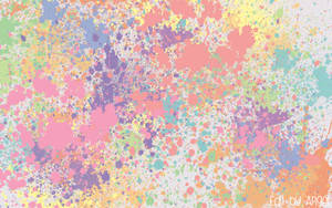 Vibrant Pastel Abstract Art Wallpaper